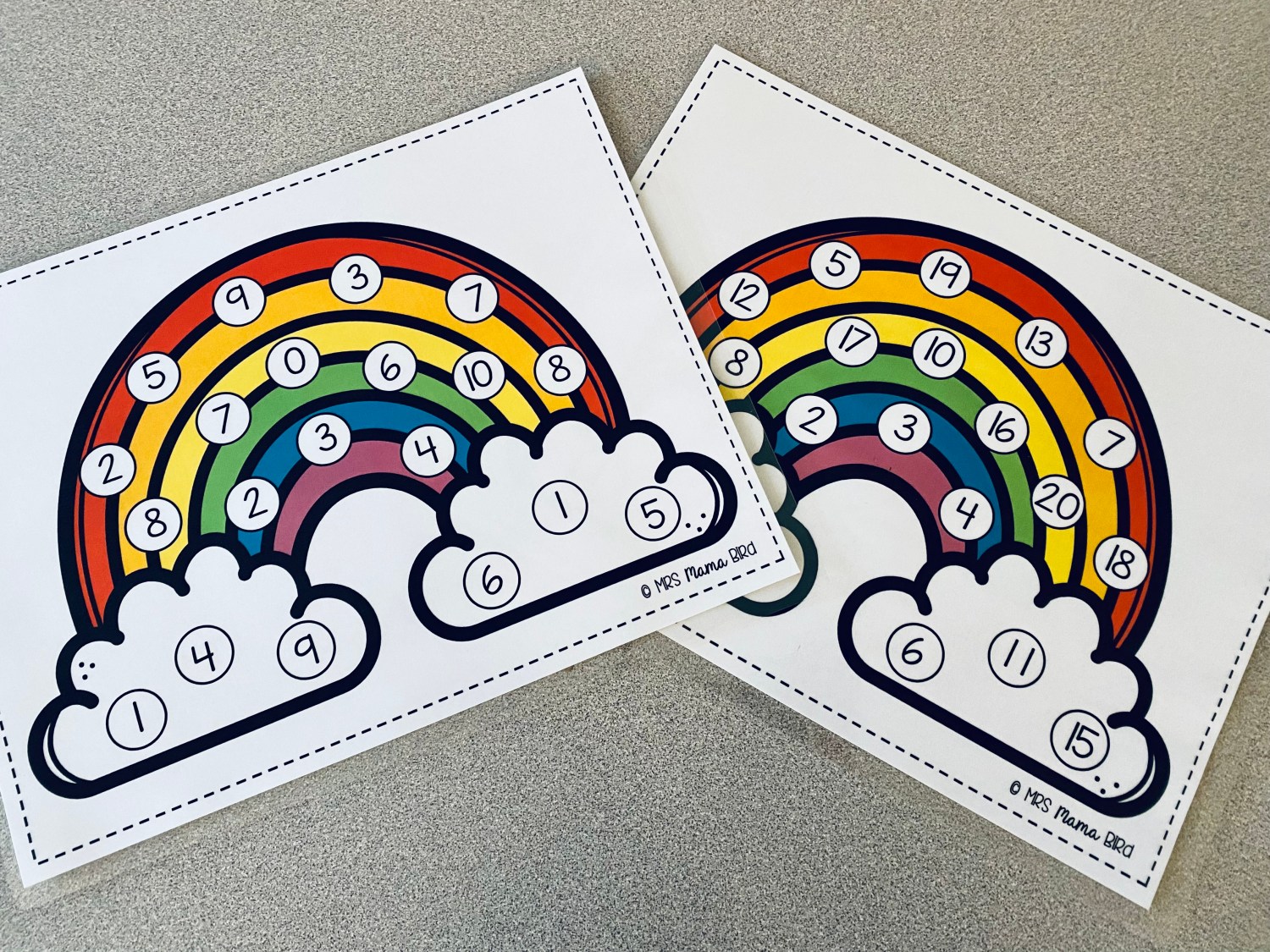 Rainbow Activities for Preschool *FREE Printable* – Mrs Mama Bird